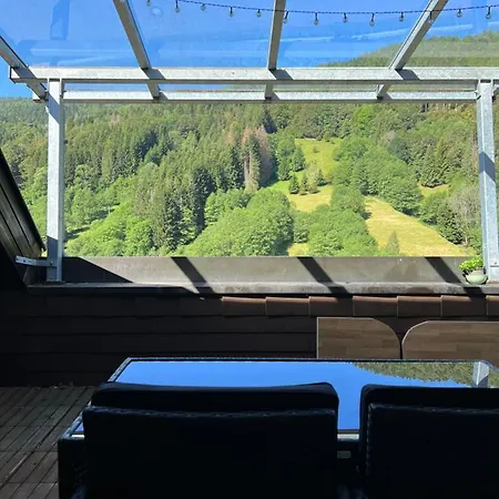 Apartman Ferienwohnung Mit Ausblick Dachterrasse Ideal Fuer Paare Und Hund Direkt Am Wanderweg 15 Min Zum Wasserfall Und Haengebruecke