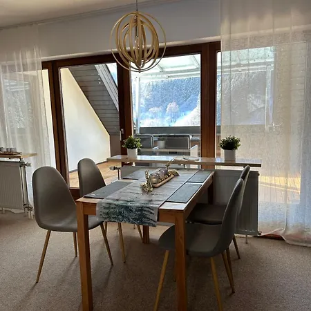 Apartman Ferienwohnung Mit Ausblick Dachterrasse Ideal Fuer Paare Und Hund Direkt Am Wanderweg 15 Min Zum Wasserfall Und Haengebruecke *